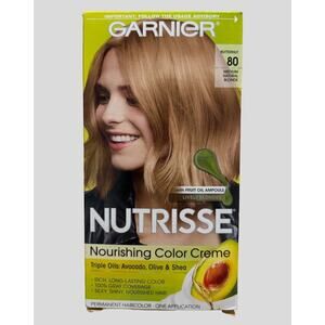 Garnier Nutrisse Hair Dye 80 Butternut Medium Natural Blonde Permanent Color
